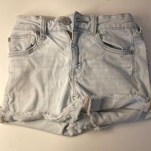 American Eagle Womens Shorts Light Blue